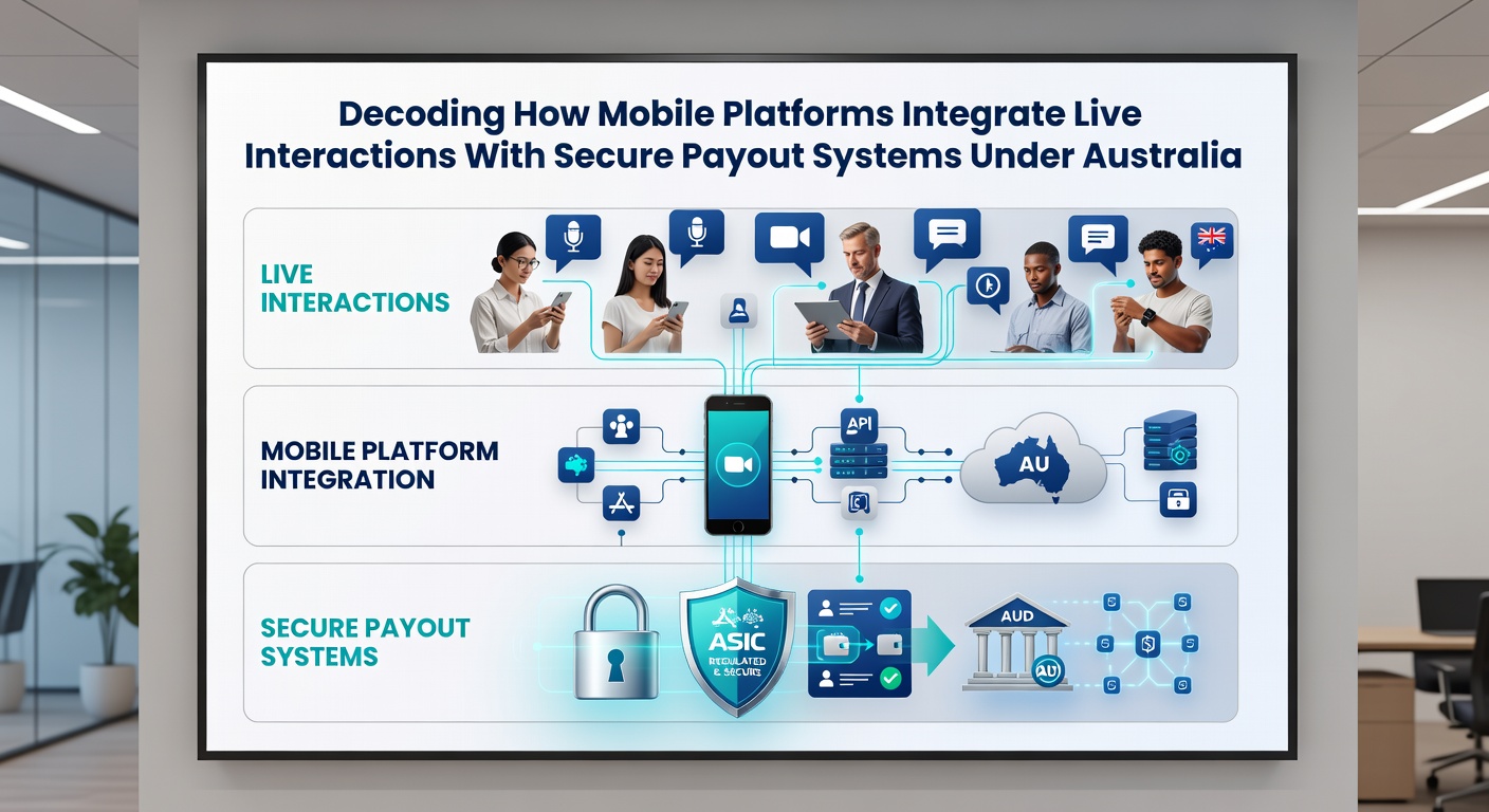 Sichere Auszahlungssysteme und Live-Interaktionen auf australischen Mobilplattformen