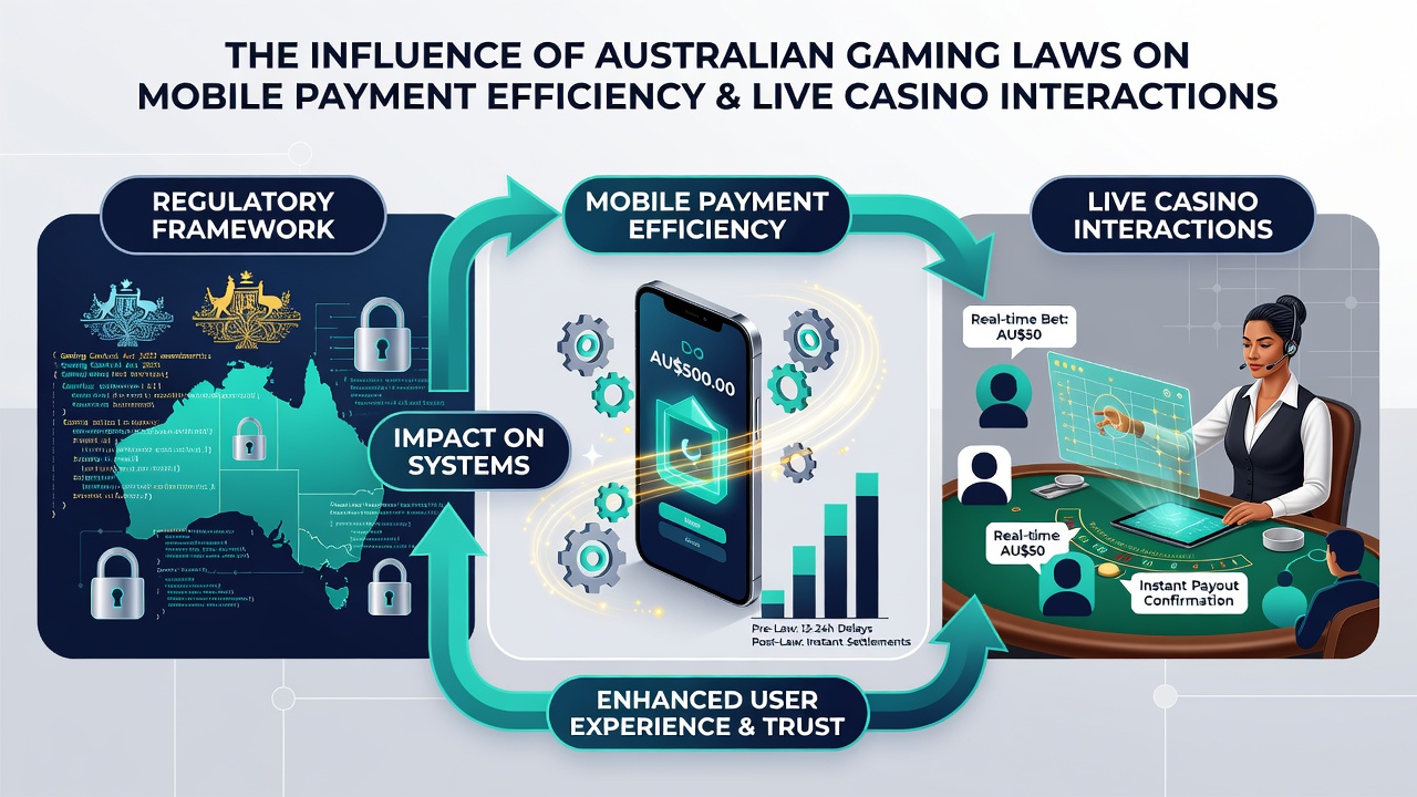 Live-Casino-Interaktionen unter australischen Gaming-Gesetzen auf mobilen Geräten