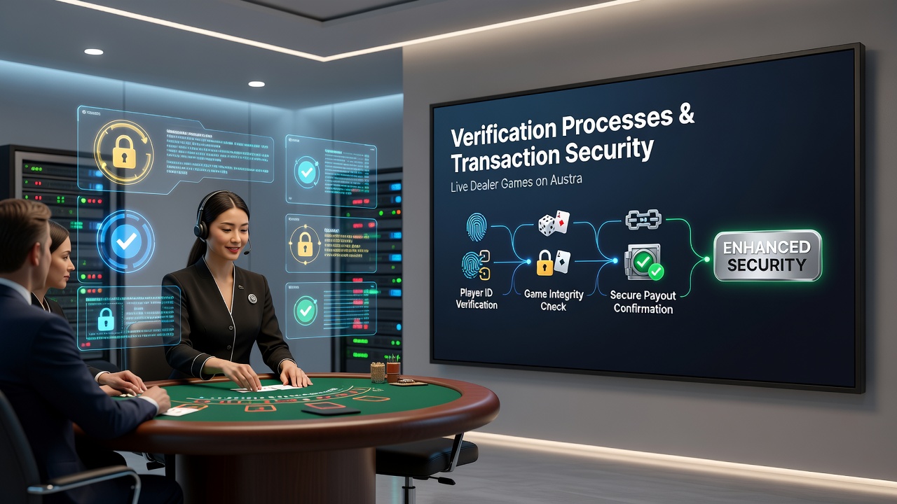 Sichere Transaktionsverifizierung bei Live-Dealer-Spielen auf australischen Smartphones